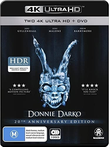 Donnie Darko (2001) 20th Anniversary Edition, 2 4K Ultra HDs + DVD