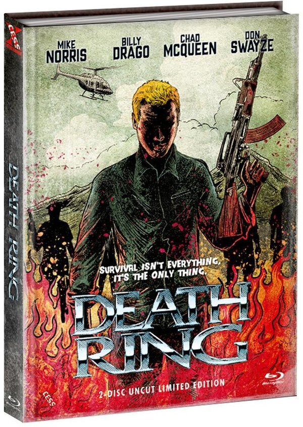 Death Ring (1992) Cover D, Limited Edition, Mediabook, Blu-ray + DVD