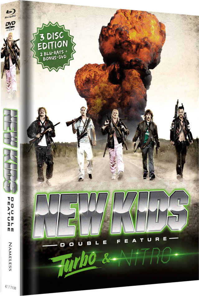 New Kids Turbo (2010) / New Kids Nitro (2011) - Double Feature Cover A, Limited Edition, Mediabook, 2 Blu-rays + DVD