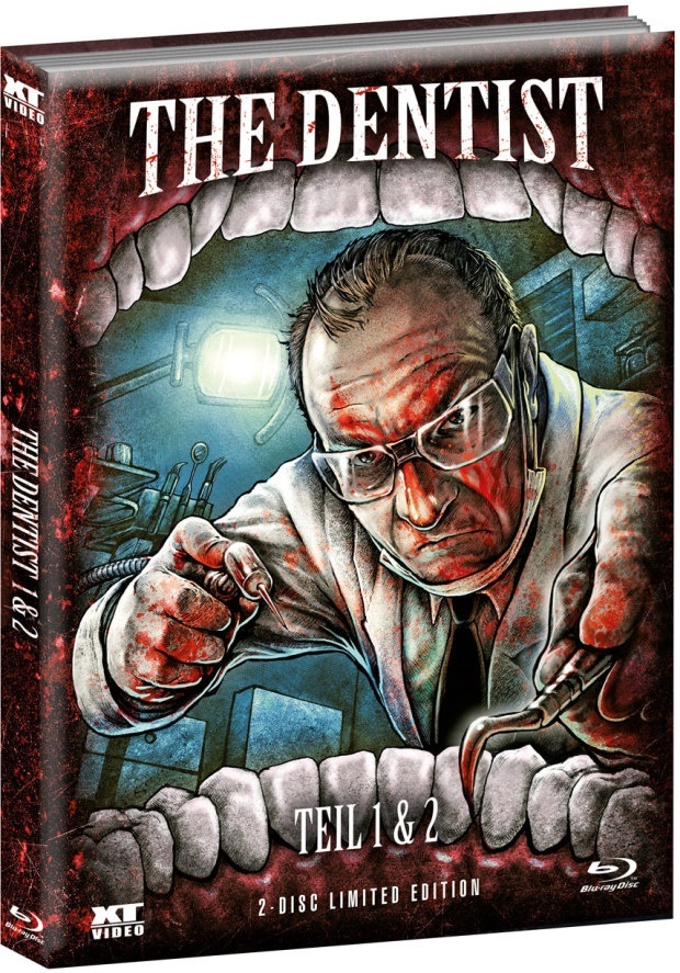 The Dentist 1 & 2 Wattiert, Limited Edition, Mediabook, 2 Blu-rays