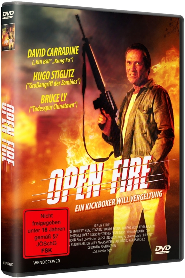 Open Fire - Ein Kickboxer will Vergeltung (1990) Cover A