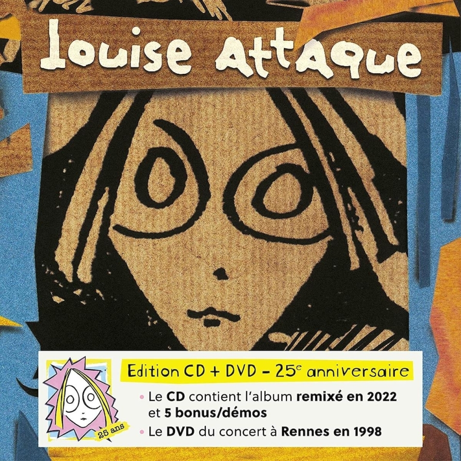 Louise Attaque - --- 2022 Reissue, Édition 25ème Anniversaire, CD + DVD