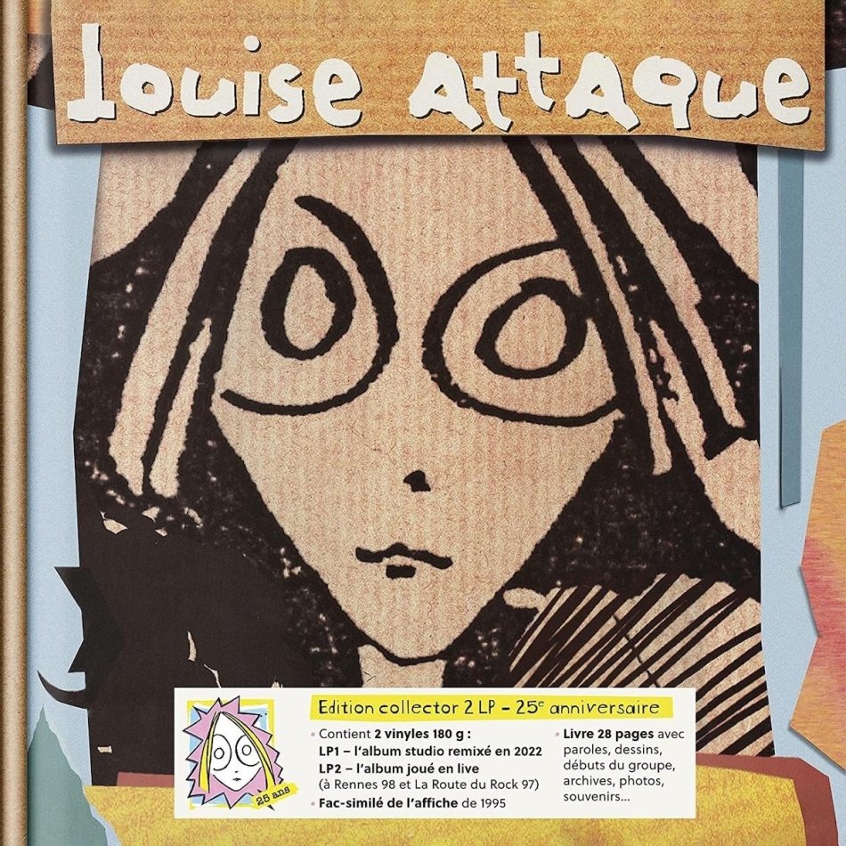 Louise Attaque - --- 2022 Reissue, 25th Anniversary Edition, Limited Edition, 2 LPs + Buch