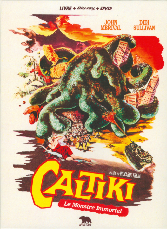 Caltiki - Le Monstre Immortel (1959) Schuber, s/w, Digibook, Blu-ray + DVD