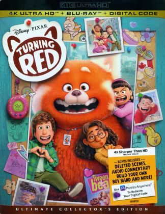 Turning Red (2022) (Ultimate Collector's Edition, 4K Ultra HD + 2 Blu-ray)