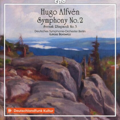 Deutsches Symphonie-Orchester Berlin, Hugo Alfv&eacute;n (1872-1960) & Lukasz Borowicz - Symphony No. 2, Svensk Rhapsodi No. 3