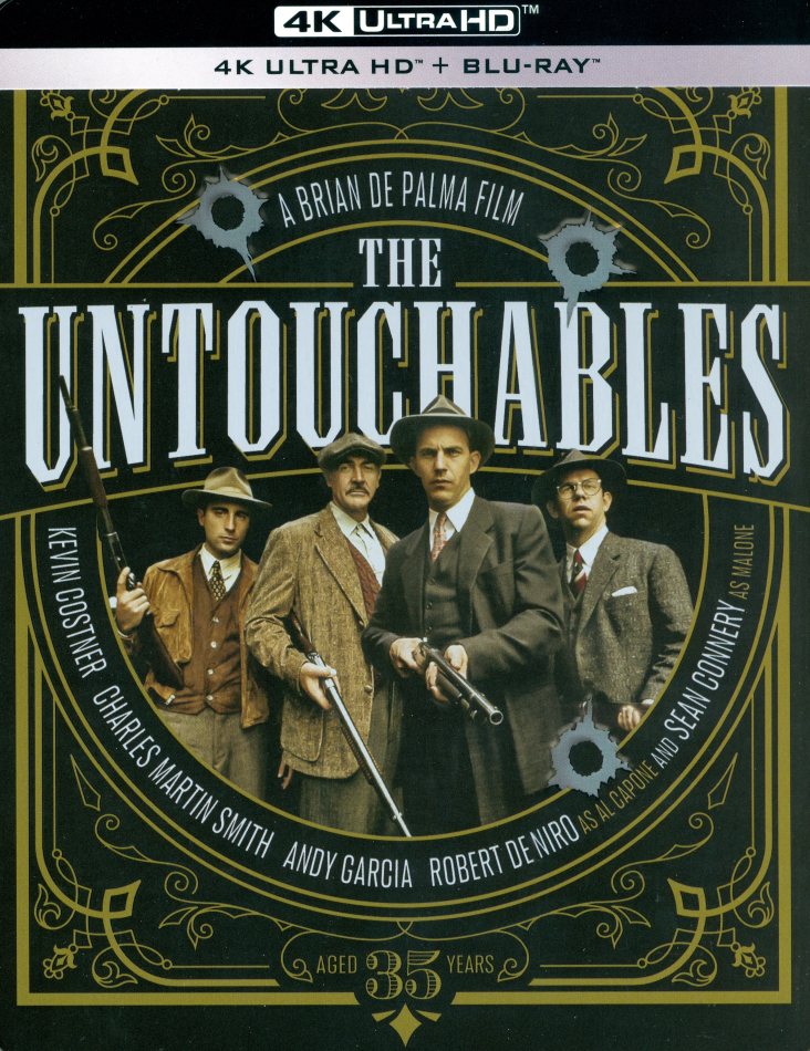 The Untouchables (1987) Édition Limitée, Steelbook, 4K Ultra HD + Blu-ray