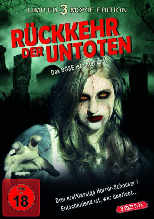 Rückkehr der Untoten Limited Edition, 3 DVDs