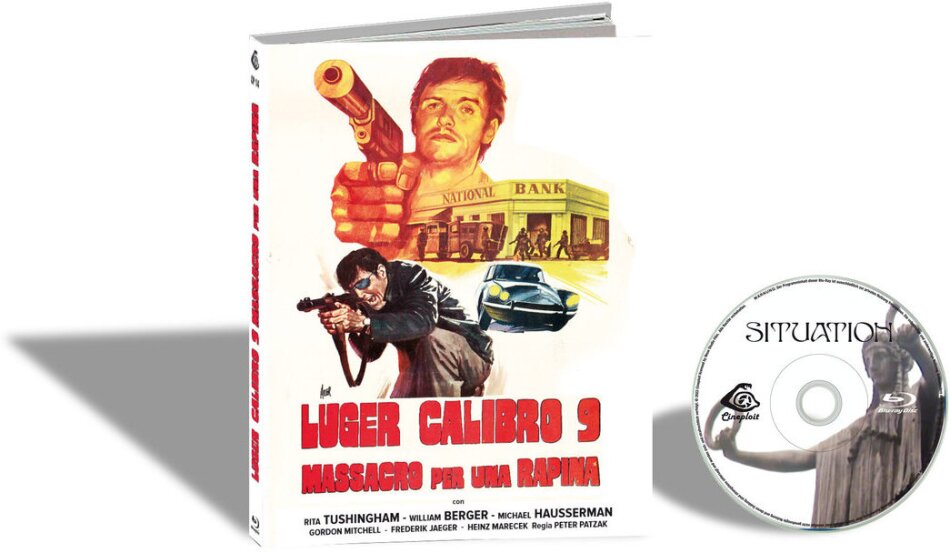 Luger Calibro 9: Massacro per una Rapina (1972) Cover A, Limited Edition, Mediabook