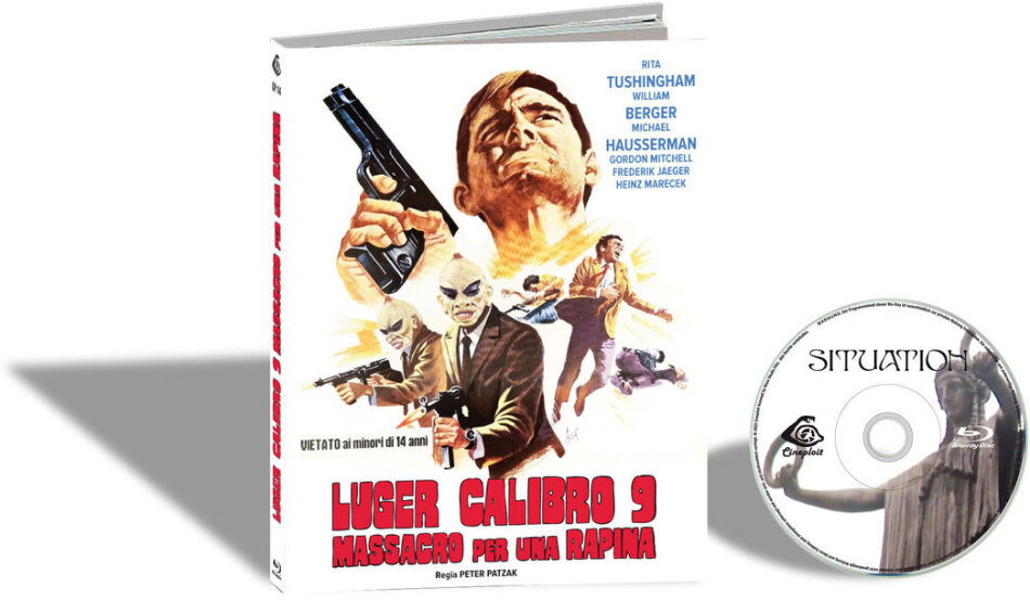 Luger Calibro 9: Massacro per una Rapina (1972) Cover C, Limited Edition, Mediabook
