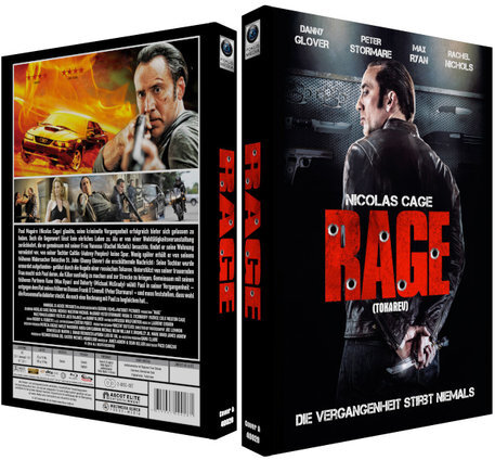 Rage (2014) Cover A, Limited Edition, Mediabook, Blu-ray + DVD