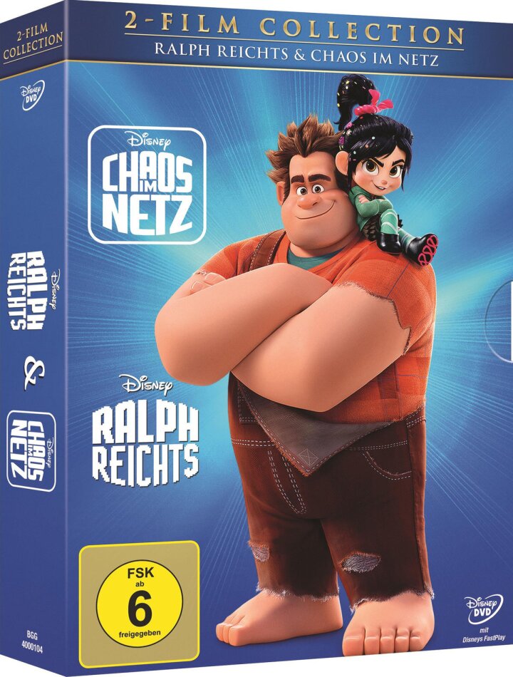 Chaos im Netz - Ralph reichts 2 & Ralph reichts Disney Classics, 2 DVDs