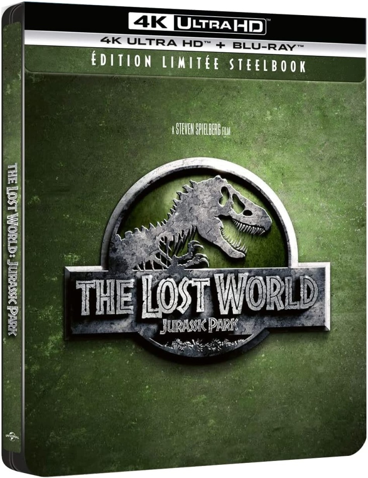 The Lost World - Jurassic Park 2 (1997) Limited Edition, Steelbook, 4K Ultra HD + Blu-ray