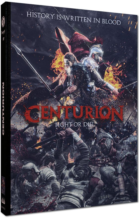 Centurion - Fight or Die (2010) Cover A, Wattiert, Repak Edition, Limited Edition, Mediabook, Blu-ray + DVD