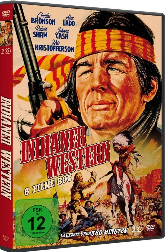 Indianer Western - 6 Filme Box 2 DVDs