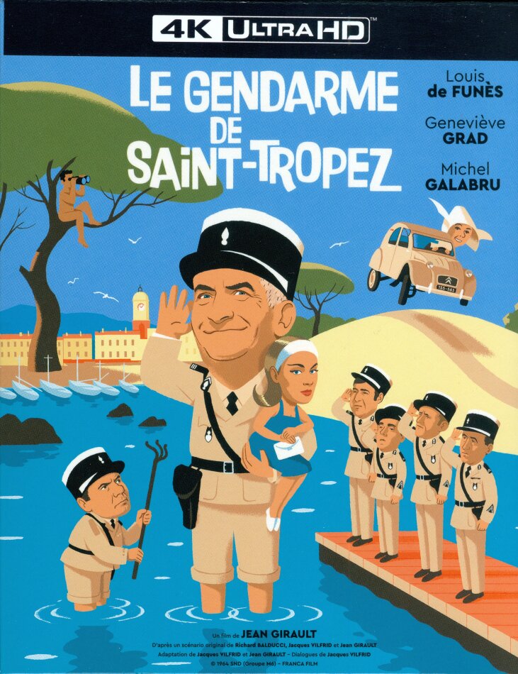 Le gendarme de Saint-Tropez (1964) Schuber, Digipack, 4K Ultra HD + Blu-ray
