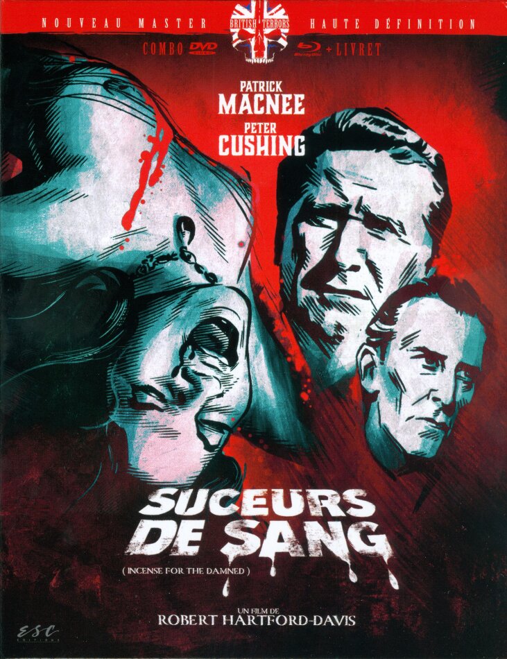 Suceurs de sang (1971) Étui, Nouveau Master Haute Definition, British Terrors, Édition Limitée, Blu-ray + DVD