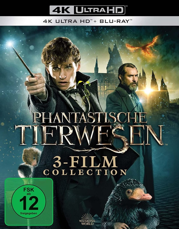 Phantastische Tierwesen 1-3 - 3-Film Collection 3 4K Ultra HDs + 3 Blu-rays