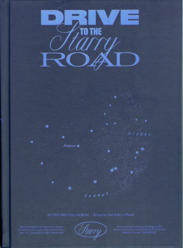Astro (K-Pop) - Drive To The Starry Road 3 Versions Random Shipping