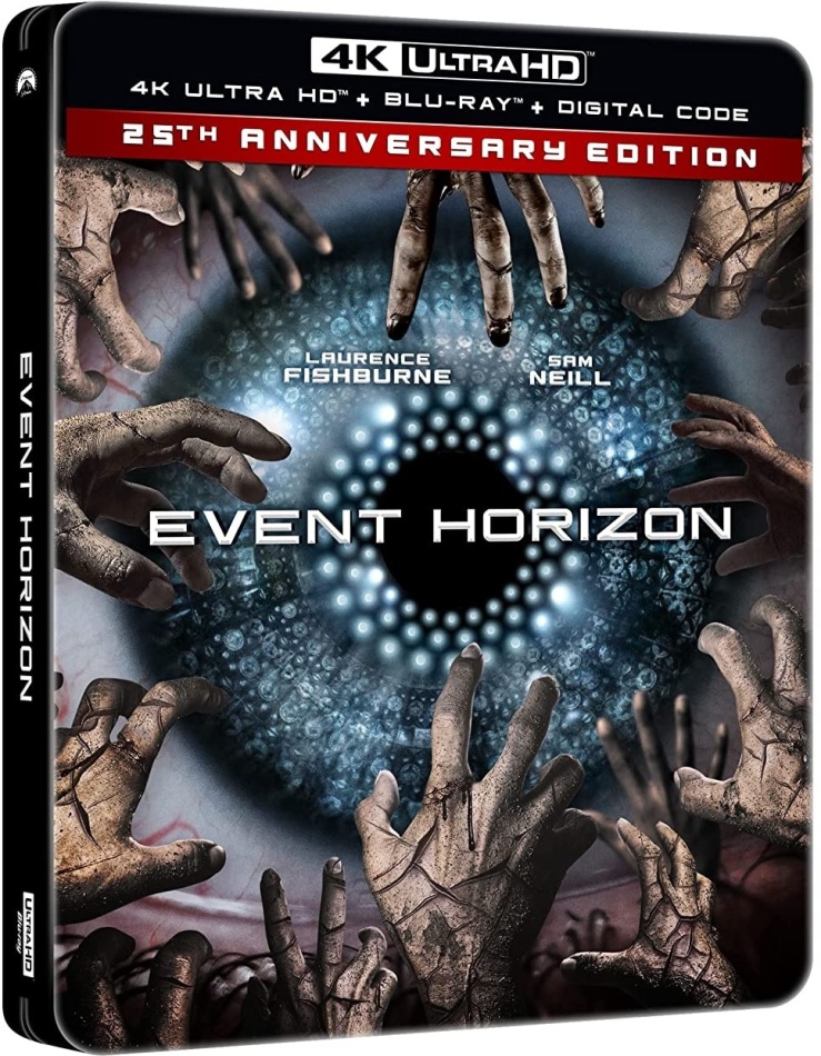 Event Horizon (1997) 25th Anniversary Edition, Steelbook, 4K Ultra HD + Blu-ray