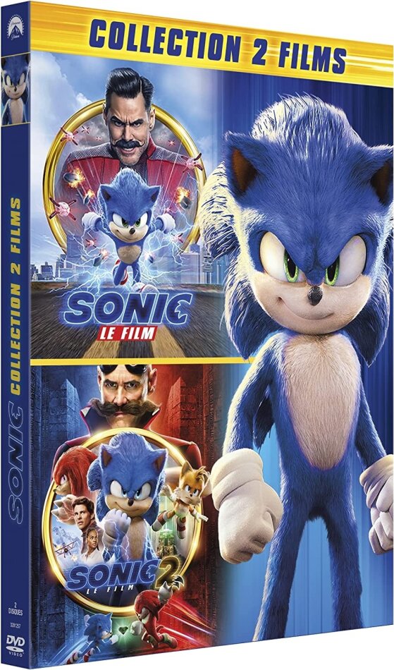 Sonic - Le Film 1 & 2 - Sonic (2019) / Sonic 2 (2022) 2 DVD