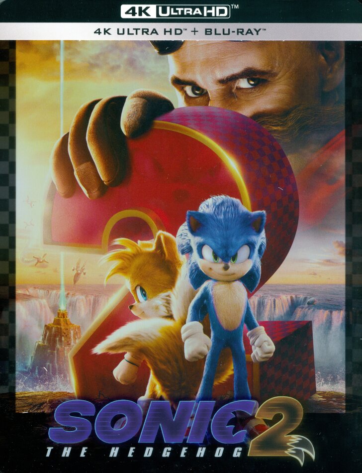 Sonic 2 (2022) Limited Edition, Steelbook, 4K Ultra HD + Blu-ray