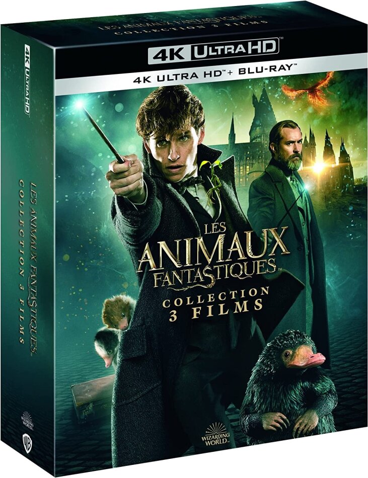 Les animaux fantastiques 1-3 3 4K Ultra HDs + 3 Blu-rays