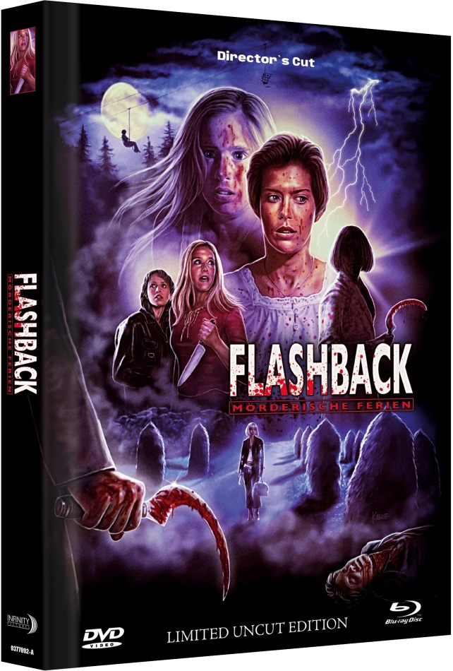 Flashback - Mörderische Ferien (2000) Cover A, Director's Cut, Limited Edition, Mediabook, Uncut, Blu-ray + DVD