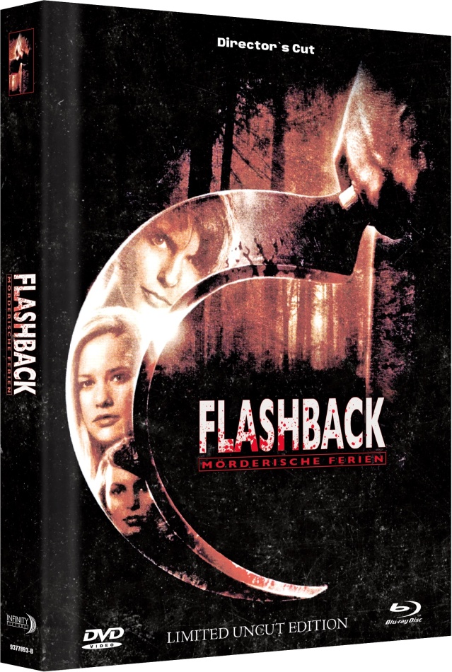 Flashback - Mörderische Ferien (2000) Cover B, Director's Cut, Limited Edition, Mediabook, Uncut, Blu-ray + DVD