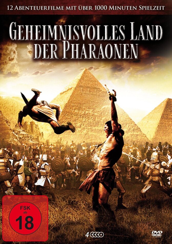 Geheimnisvolles Land der Pharaonen 4 DVDs