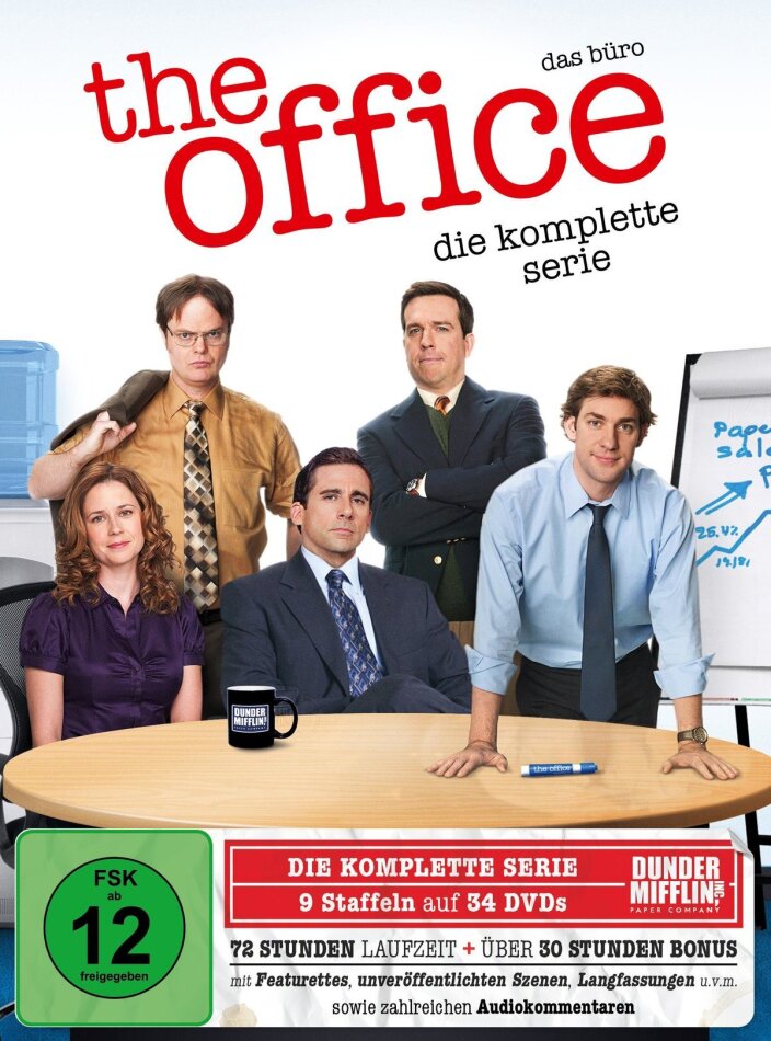 The Office - Die komplette Serie - Staffel 1-9 34 DVDs