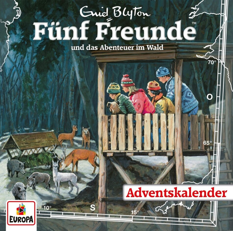 Fünf Freunde - Adventskalender - Fünf Freunde und das Abenteuer i 2 CDs