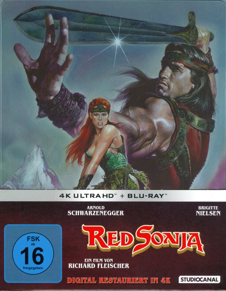 Red Sonja (1985) Limited Edition, Restaurierte Fassung, Steelbook, 4K Ultra HD + Blu-ray