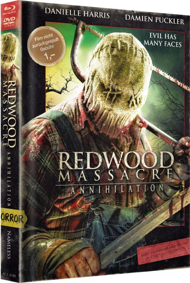 Redwood Massacre - Annihilation (2020) Cover C, Limited Edition, Mediabook, Blu-ray + DVD