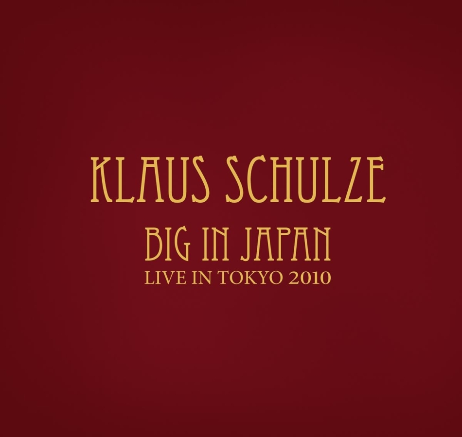 Klaus Schulze - Big In Japan Euro Version, CD + DVD