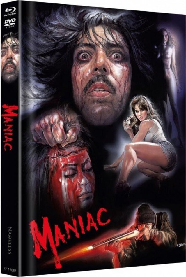 Maniac (1980) Cover C, Limited Edition, Mediabook, Uncut, 4K Ultra HD + 3 Blu-rays + DVD + CD