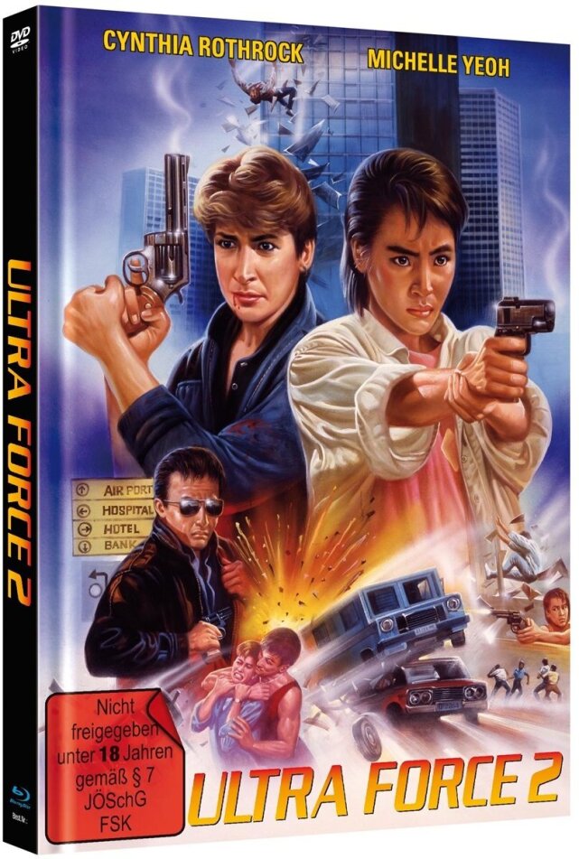 Ultra Force 2 - In the Line of Duty II (1985) Cover A, Limited Edition, Mediabook, Blu-ray + DVD