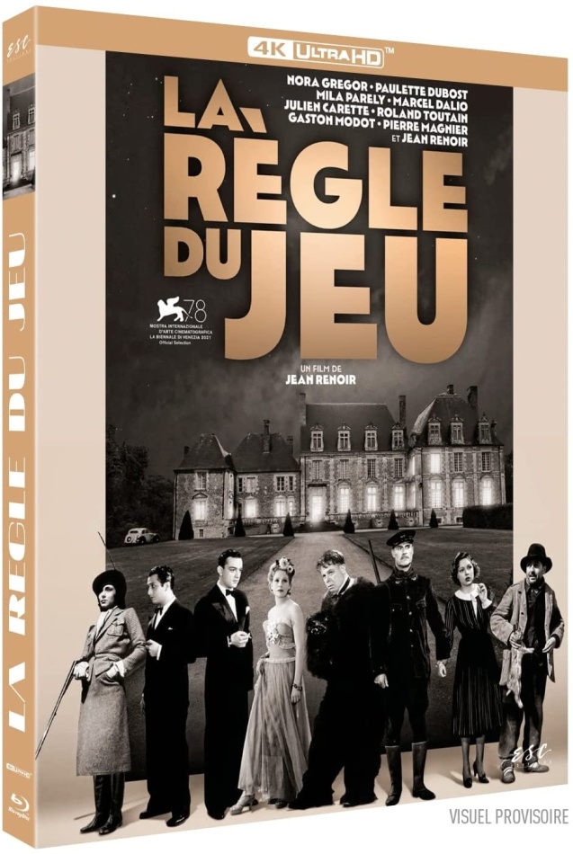La règle du jeu (1939) 4K Ultra HD + Blu-ray