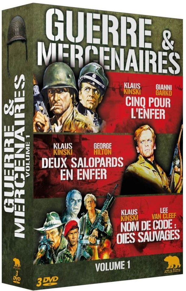 Guerre & Mercenaires - Vol. 1 - Cinq pour l'enfer / Deux salopards en enfer / Nom de code : Oies sauvages 3 DVD