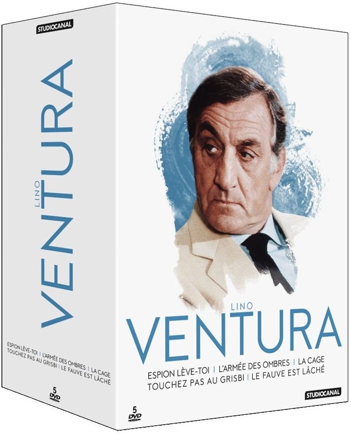 Lino Ventura - Espion lève-toi / L'armée des ombres / La cage / Touchez pas au Grisbi / Le fauve est lâché 5 DVD