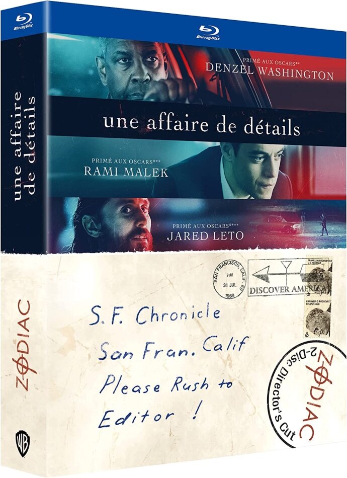 Une affaire de détails (2021) / Zodiac (2007) 2 Blu-ray
