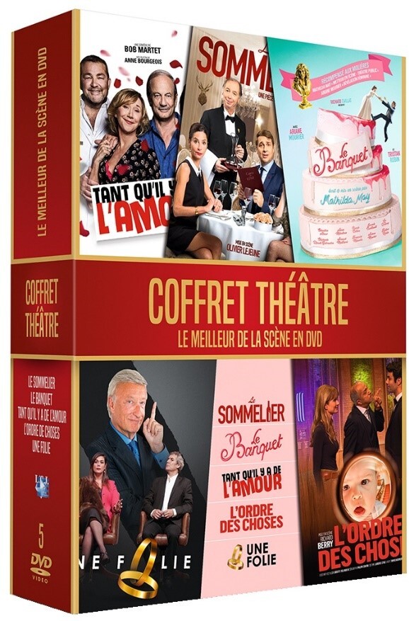 Coffret Théâtre - 5 pièces incontournables! 5 DVDs