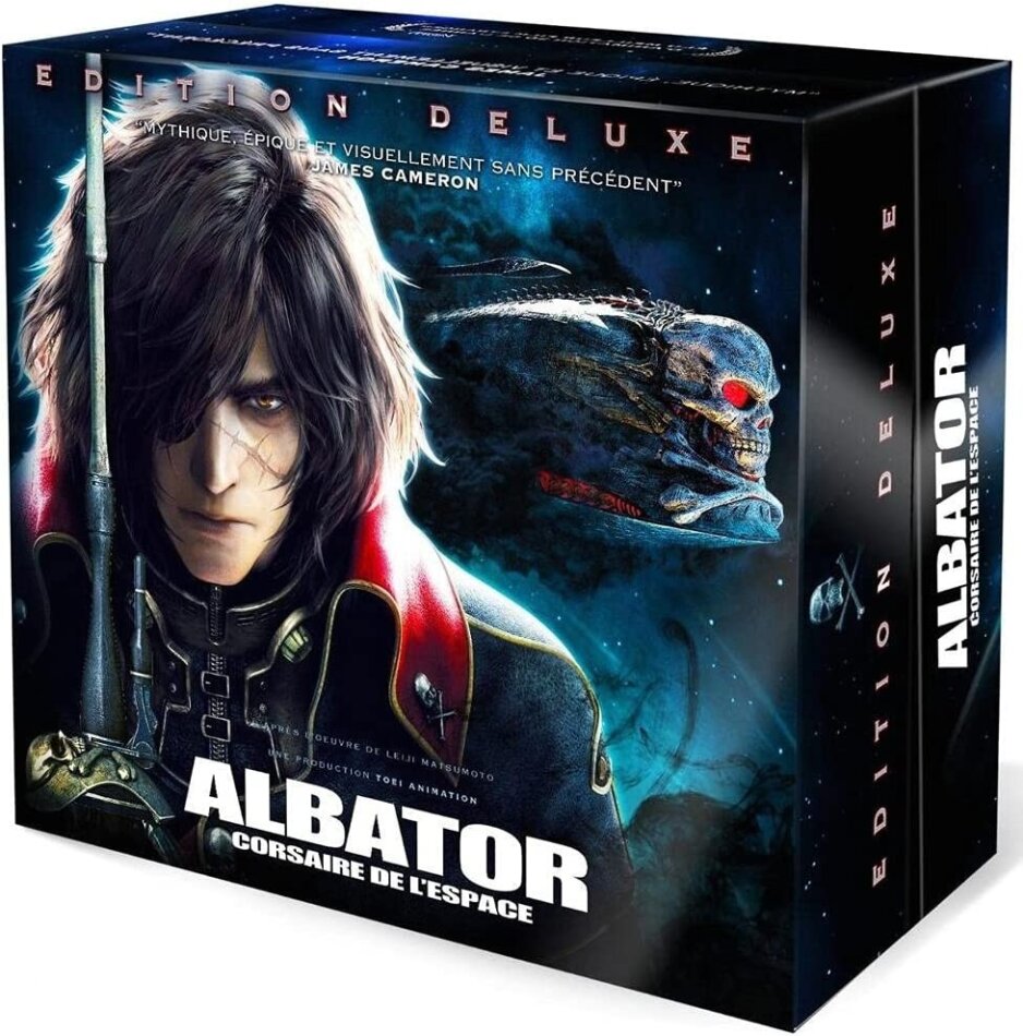 Albator - Corsaire de l'espace (2013) + Figurine, + Goodies, Limited Deluxe Edition, Blu-ray 3D + Blu-ray + DVD