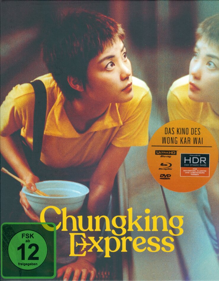 Chungking Express (1994) Schuber, Digipack, Special Edition, 4K Ultra HD + Blu-ray + DVD
