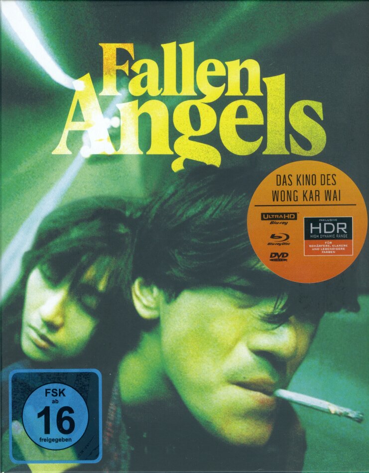Fallen Angels (1995) Schuber, Digipack, Special Edition, 4K Ultra HD + Blu-ray + DVD