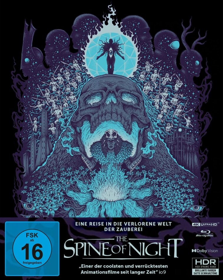 The Spine of Night (2021) Limited Edition, Mediabook, 4K Ultra HD + Blu-ray
