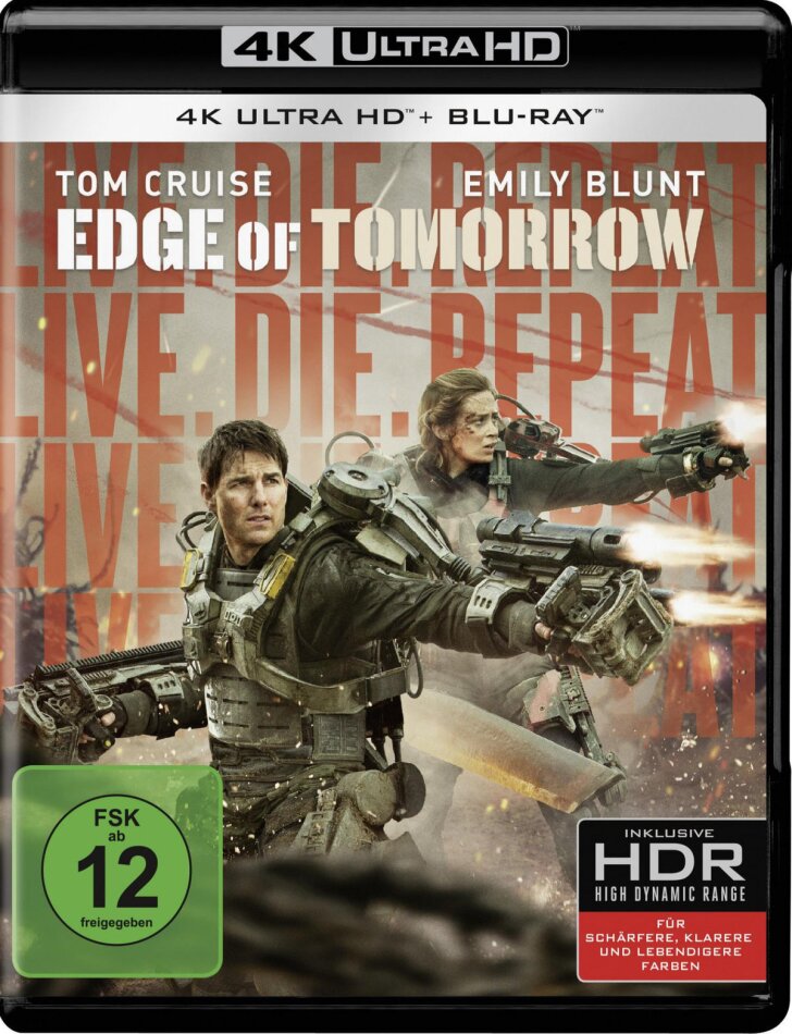 Edge of Tomorrow - Live Die Repeat (2014) 4K Ultra HD + Blu-ray