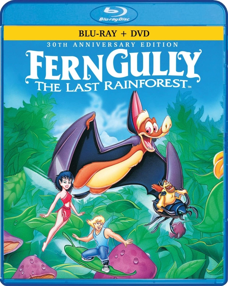 Ferngully - The Last Rainforest (1992) 30th Anniversary Edition, Blu-ray + DVD