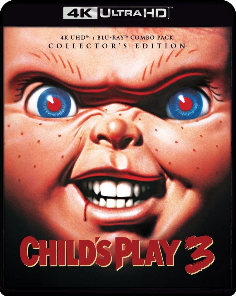 Child's Play 3 (1991) Collector's Edition, 4K Ultra HD + Blu-ray