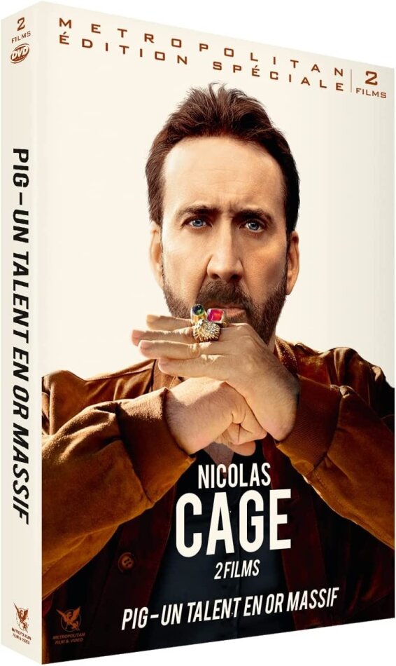 Pig (2021) / Un talent en or massif (2022) - Nicolas Cage - 2 Films 2 DVDs